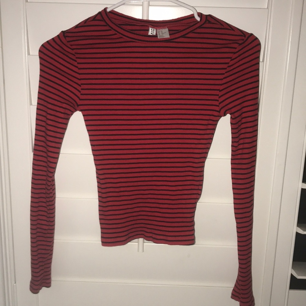 H&M STRIPED LONG SLEEVE